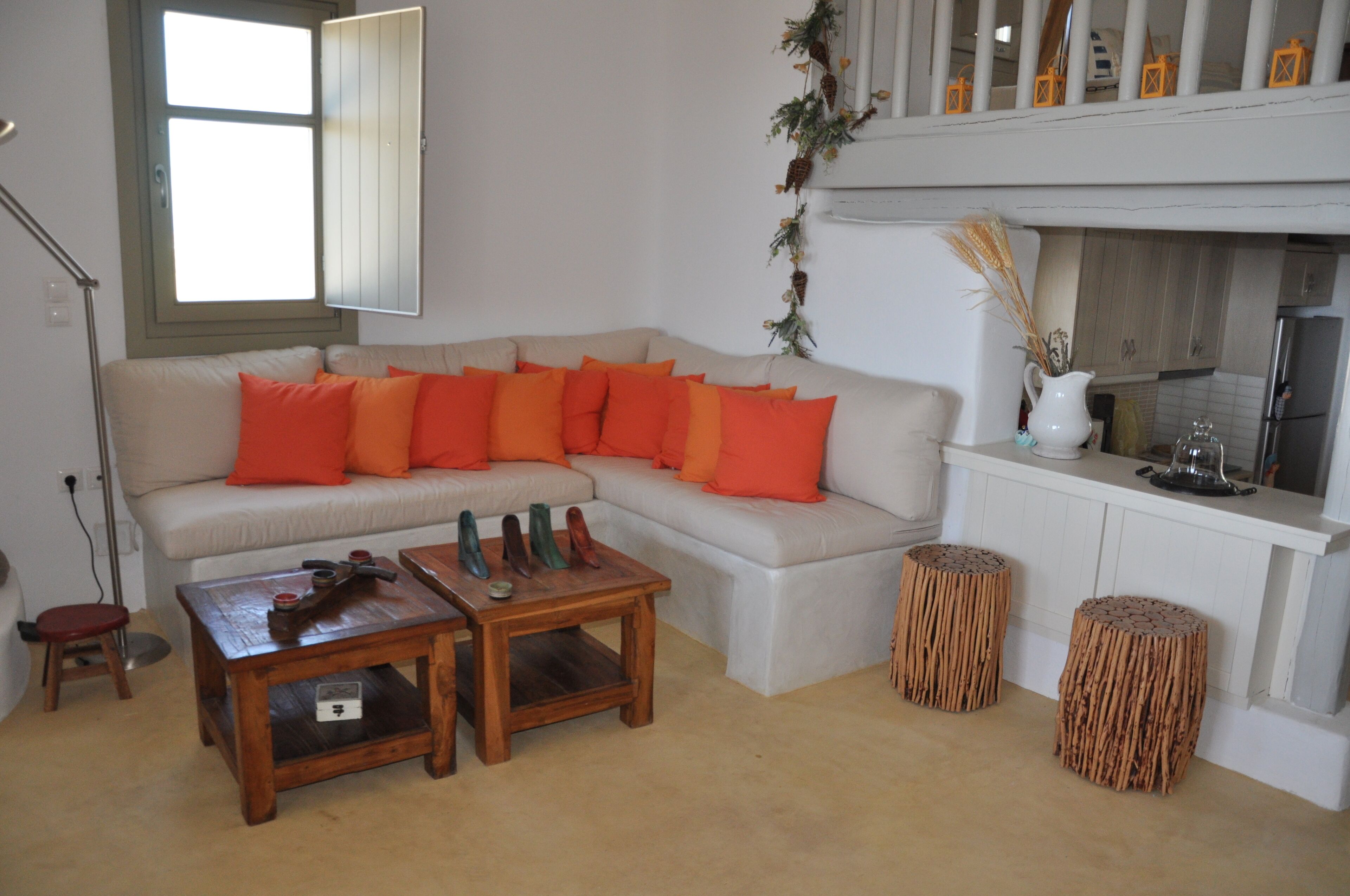 A near-beach idyllic sea view traditional villa in Paros, Cyclades