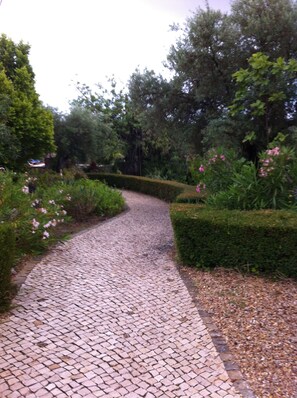 Property grounds - FABULOUS DESIGNER VILLA, OWN POOL AND GARDENS, AMAZING VIEWS OVER TAVIRA TO SEA (Tavira)