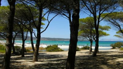 Just 500 meters from the white beach and transparent sea overlooking Tavolara