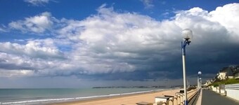 Traditional Normandy Stone  made country house at seaside