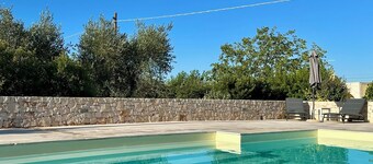 Beautiful Trullo Villa with private saltwater pool and large enclosed garden