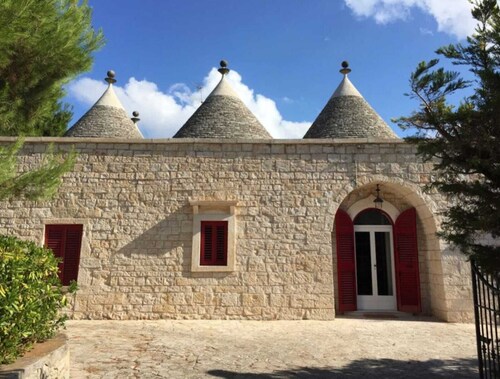 Beautiful Trullo Villa with private saltwater pool and large enclosed garden