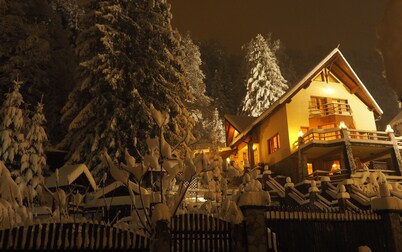 Large mountain holiday villa with magnificent views, Brasov