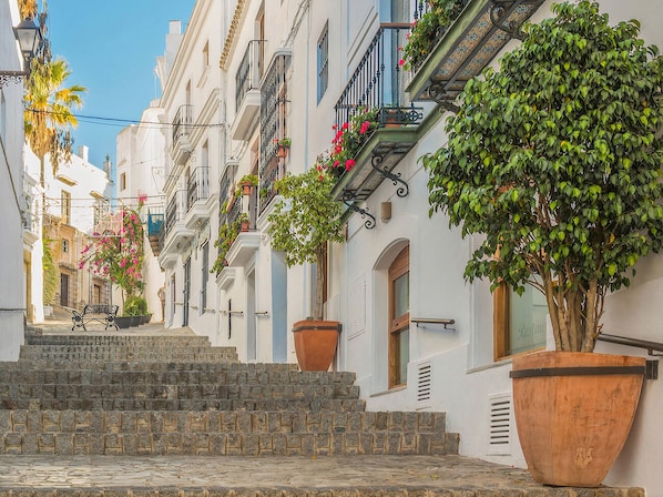 Property grounds - Beautiful Moorish Town House with Private Pool, Roof Terrace, 3 beds/2 bathrooms (Vejer de la Frontera)