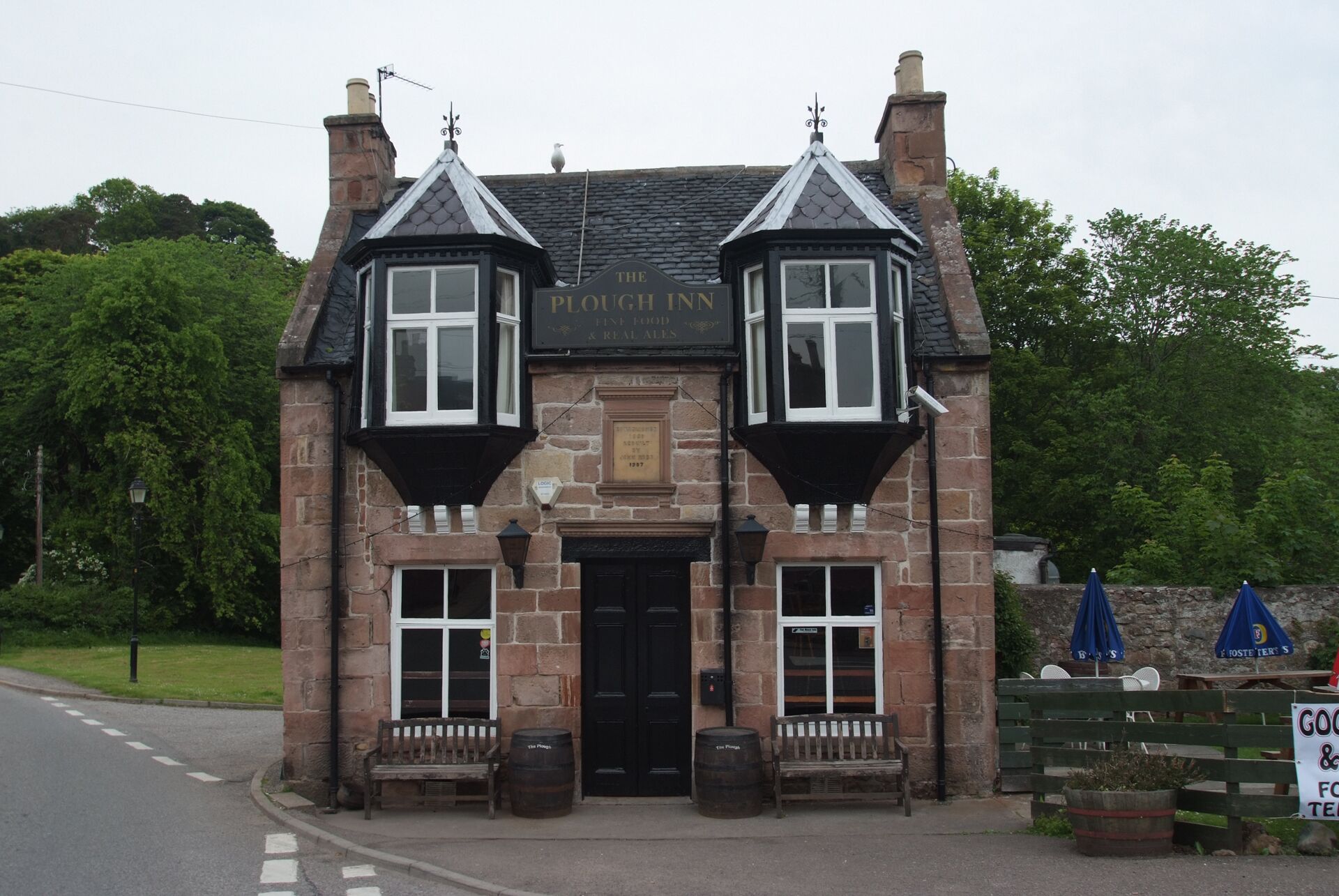 Nearest pub is The Plough Inn - 3 mins walk