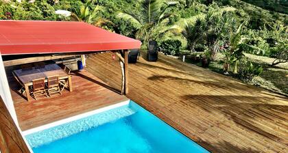 Villa Mabuya: A haven of peace with private pool and breathtaking views in Sainte-Anne