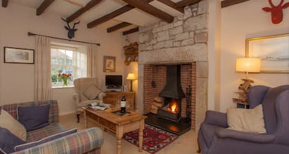 Viehättävä mökki Prime-asemassa, josta on näkymät linnaan, 12 Wynding