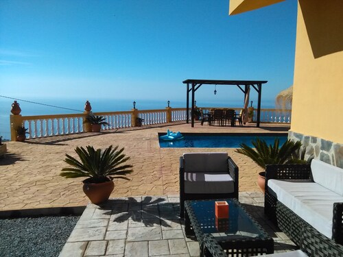 VILLA WITH SEA AND MOUNTAIN VIEWS, NEAREST BEACH 6KM