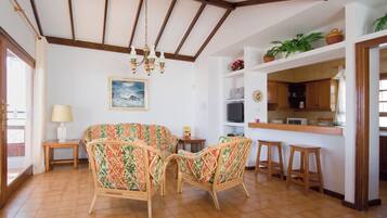 TV, DVD player, stereo