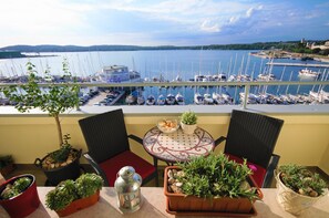 The most beautiful sea view from apartment balcony and bedroom.