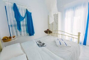 2 bedrooms, soundproofing, iron/ironing board, travel cot
