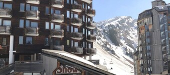 Studio Avoriaz keskustassa vastapäätä kylän lapset, 4 henkilöä