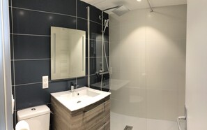 Shower, hair dryer