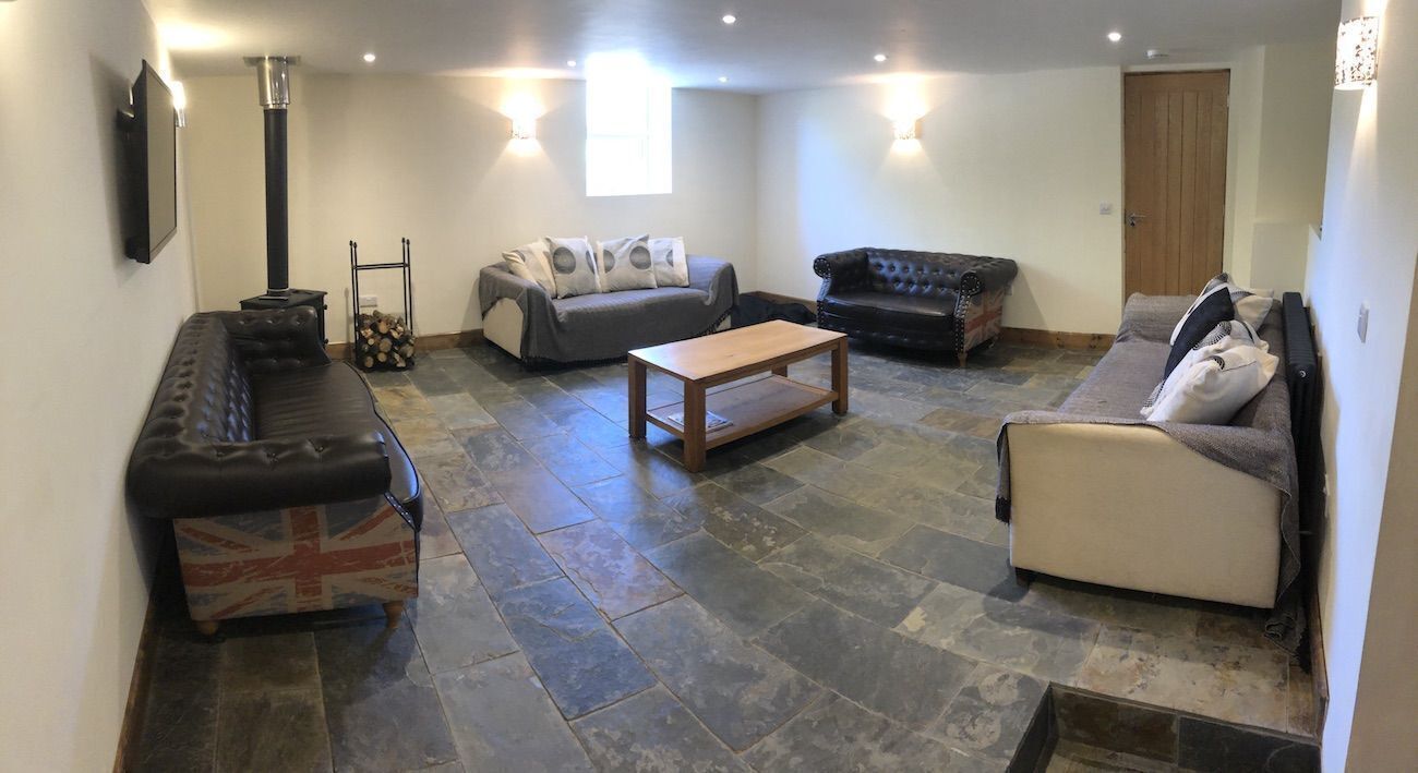 Televisor intel·ligent, llar de foc, reproductor de DVD i llibres 