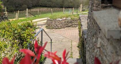 Rural retreat for 2 with private HOT TUB close to Exmoor and the Coast