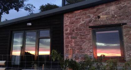 Beautifully converted stone barn with amazing views towards the black mountains