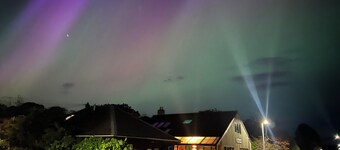 Chalet de la plage avec vue panoramique