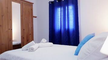 2 habitaciones, tabla de planchar con plancha y wifi gratis