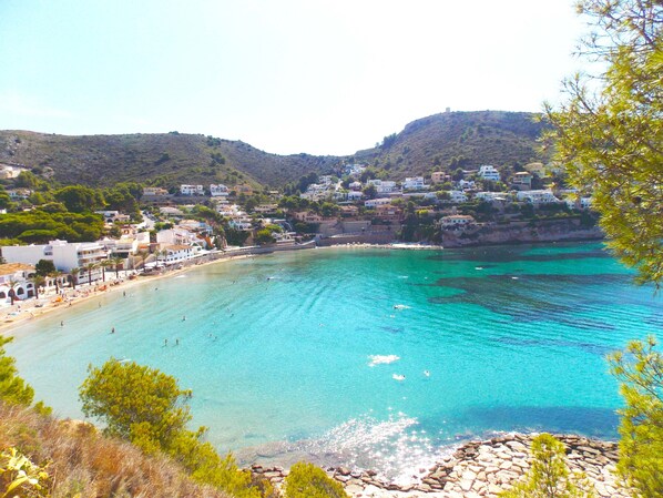 Vlak bij het strand, strandlakens