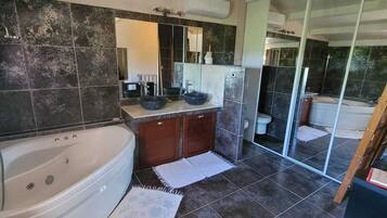 Baignoire, sĂšche-cheveux, papier toilette