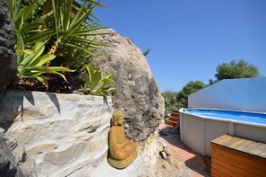 Property grounds - La Peruela. A Spacious 4 Bed Rural Villa with private pool and stunning views  (Malaga)