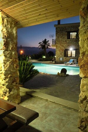 Pool - 'The Retreat' - Secluded Stone Built Villa - Sleeps 8 (Baf)