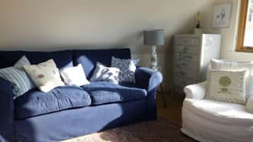 Fernseher, DVD-Player, Tischtennisplatte, Bücher