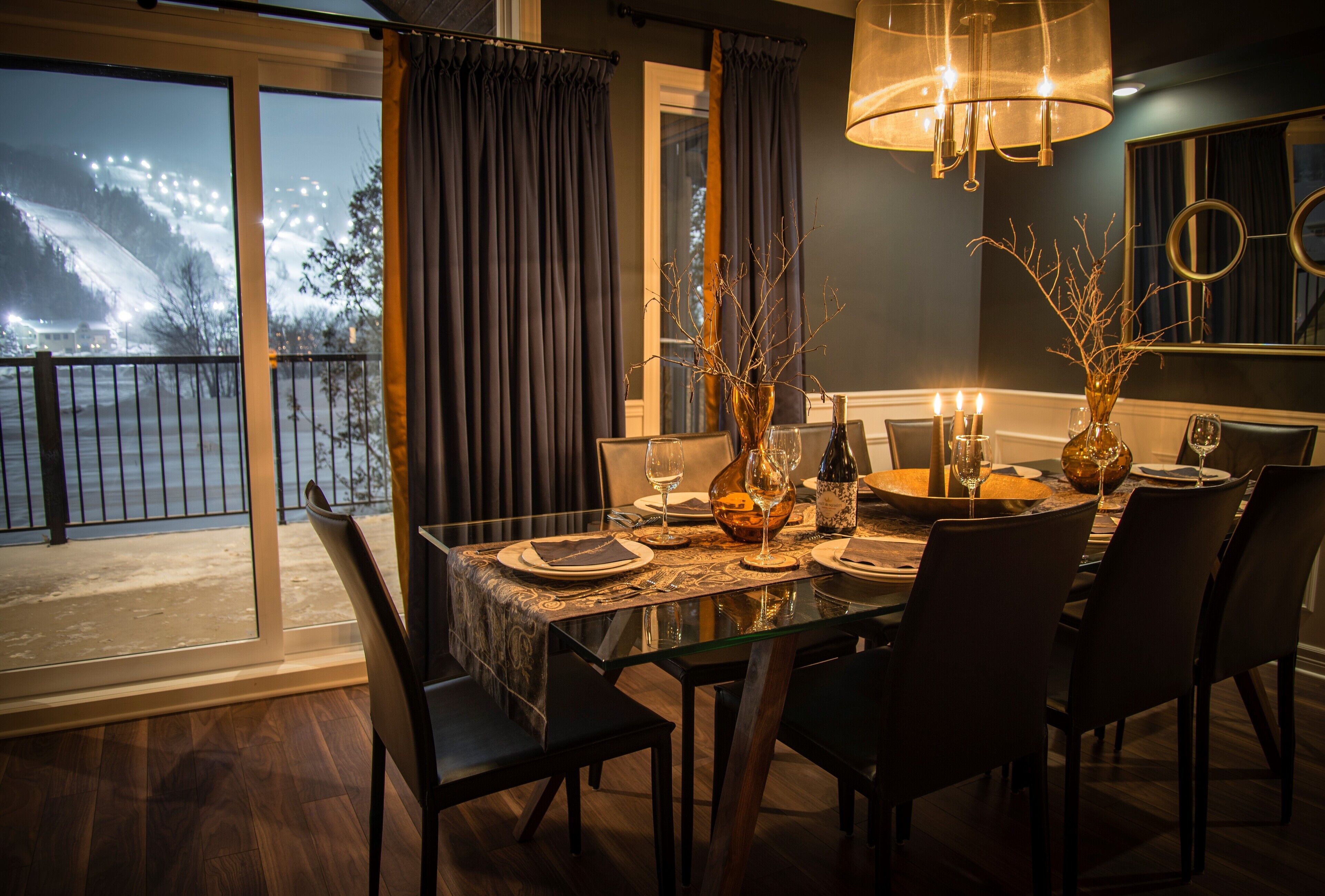 Luxury condo Mont St-Sauveur - Mountain View