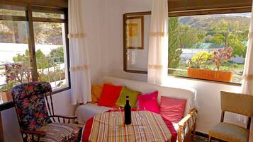 Een smart-tv, een open haard, videogames en een dvd-speler