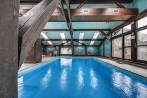 Indoor pool, a heated pool