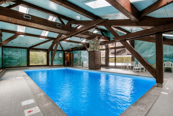 Indoor pool, a heated pool