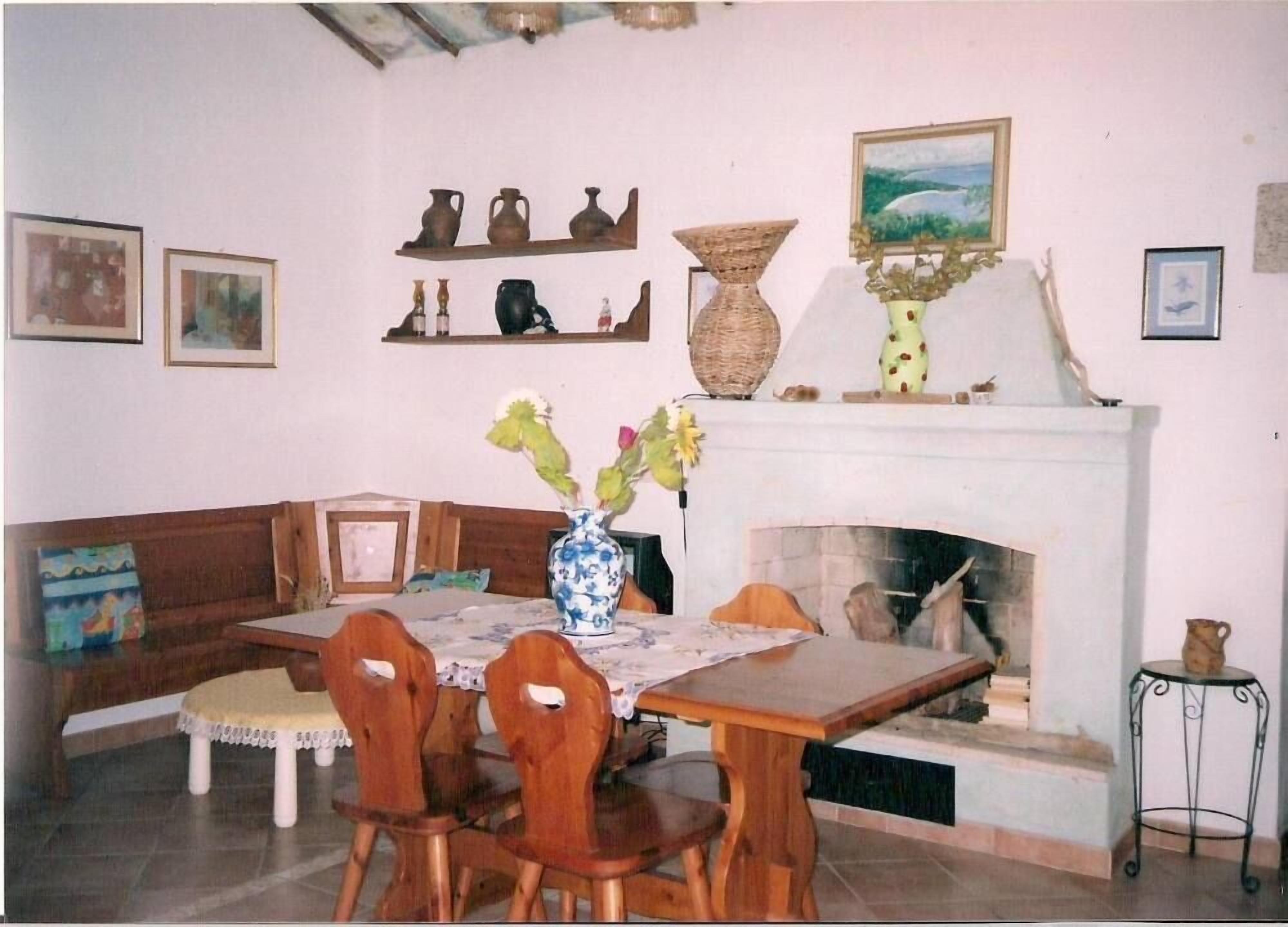 Typical residence on the Sardinian sea with private jetty for mooring inflatable boats