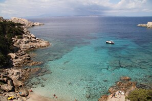 Beach nearby, sun-loungers