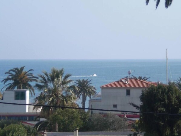 Vista a la playa o el mar