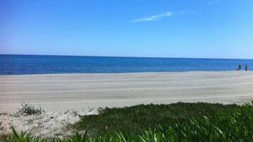 Accommodatie ligt op het strand