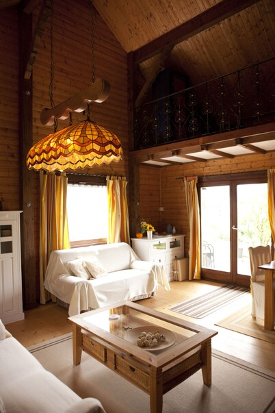 This log cabin's only once in Heimbach Hasenfeld Eifel National Park