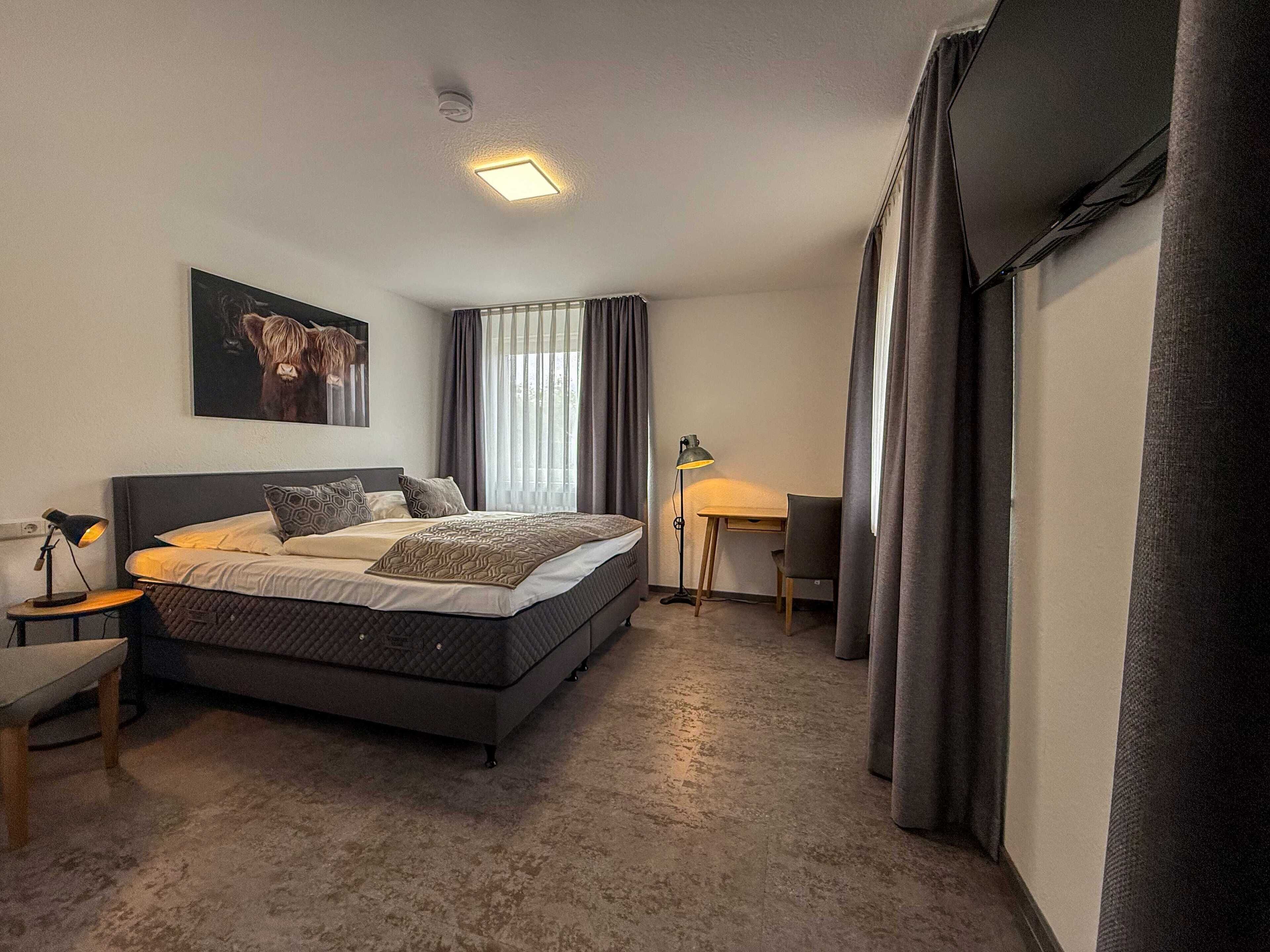 Doppia Comfort | Una scrivania, postazione laptop, insonorizzazione, Wi-Fi gratuito