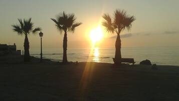 Vlak bij het strand, strandlakens