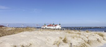 Holiday House 'Seeadler' by Oderhaff near Ostsea in the fishing village Kamminke