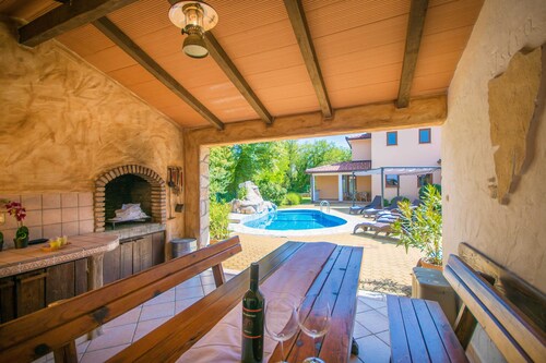 Private, fully fenced and pet-friendly pool villa near the sea