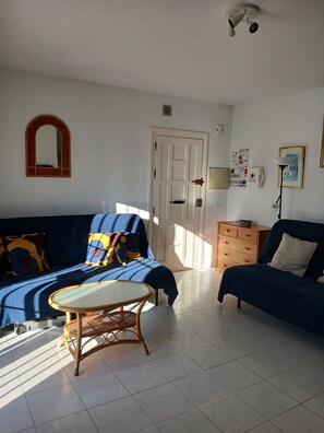 TV, DVD player, books - Modern, Spacious, and Well Equipped Apartment With Mountain And Sea Views (Nerja)