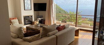  Spacious villa,  180* ocean view, large heated pool, 5 min from Calheta beach