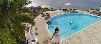 Sky Villa, pool and view in a luxury urbanization.