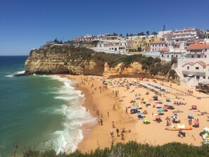 The award winning Carvoeiro beach.