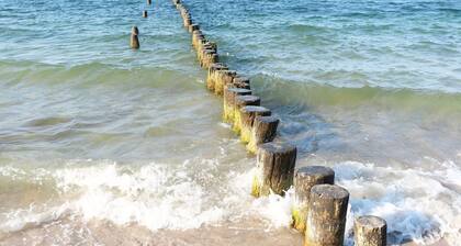 calm gel. Thatched roof f. 7 adults / 6 adults + 2 children Sauna, fireplace, WiFi, garden / fence