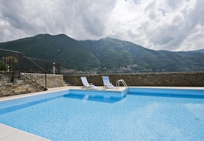 The pool at  "Penthouse apartment with Panoramic Lake View"