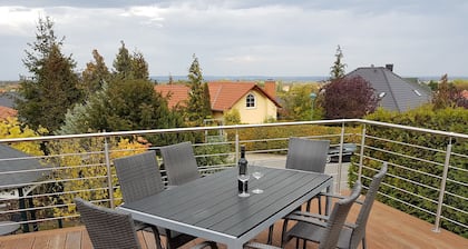 Vacation home for 8 guests with pool, fireplace, playground, large garden