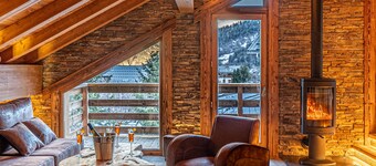Meribel Les Allues: Charmig stuga med jacuzzi