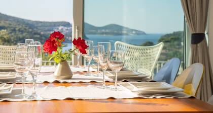 Villa de luxe cinq étoiles prÚs de Dubrovnik est l'endroit idéal pour des vacances en groupe