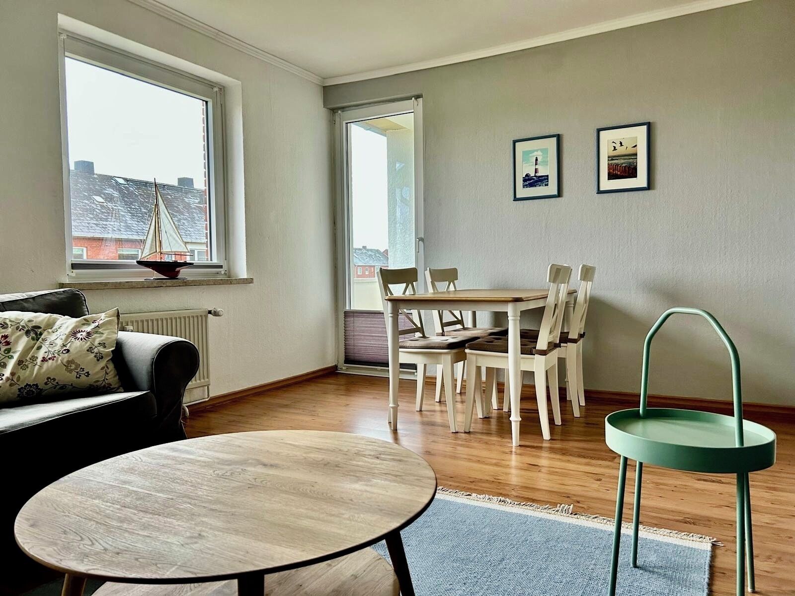 Smart TV, DVD player, books, video library